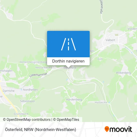 Österfeld Karte