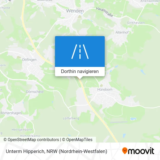 Unterm Hipperich Karte