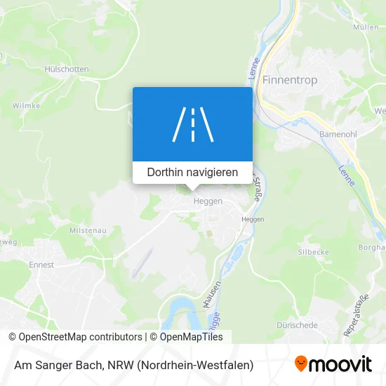 Am Sanger Bach Karte