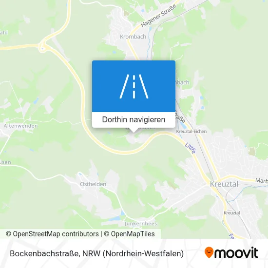 Bockenbachstraße Karte