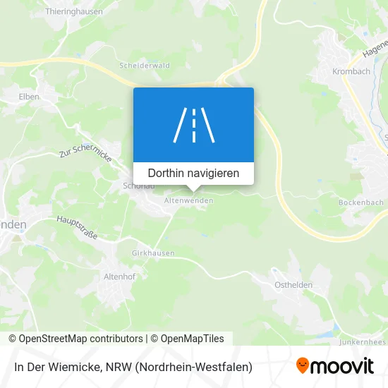 In Der Wiemicke Karte