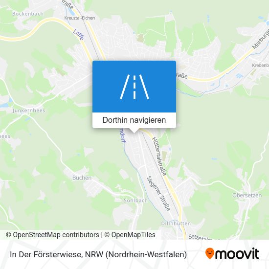 In Der Försterwiese Karte