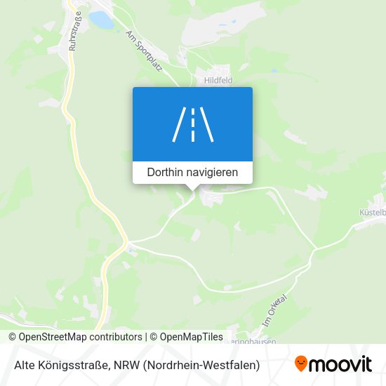Alte Königsstraße Karte