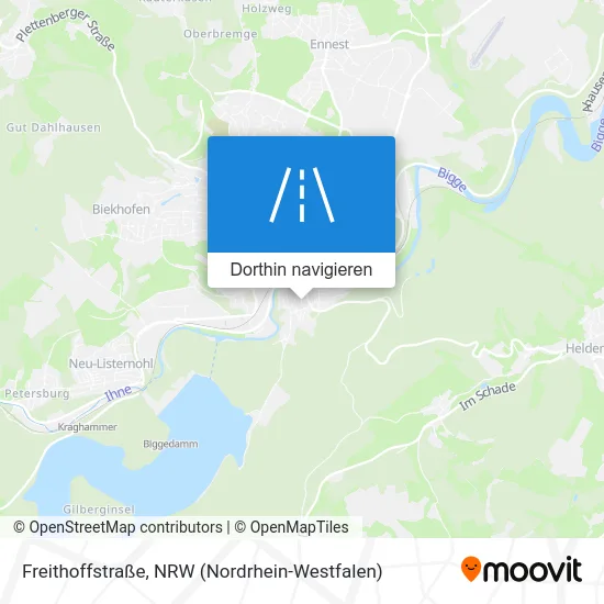 Freithoffstraße Karte