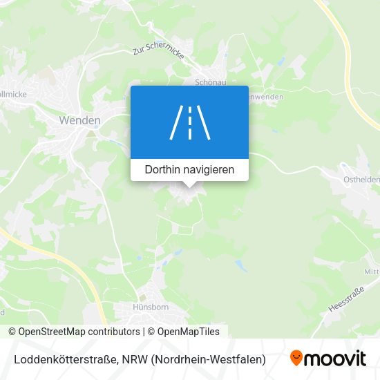 Loddenkötterstraße Karte
