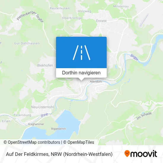 Auf Der Feldkirmes Karte