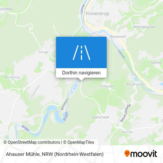 Ahauser Mühle Karte