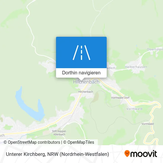 Unterer Kirchberg Karte