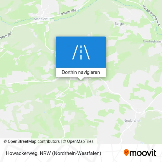 Howackerweg Karte