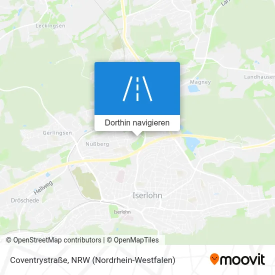 Coventrystraße Karte