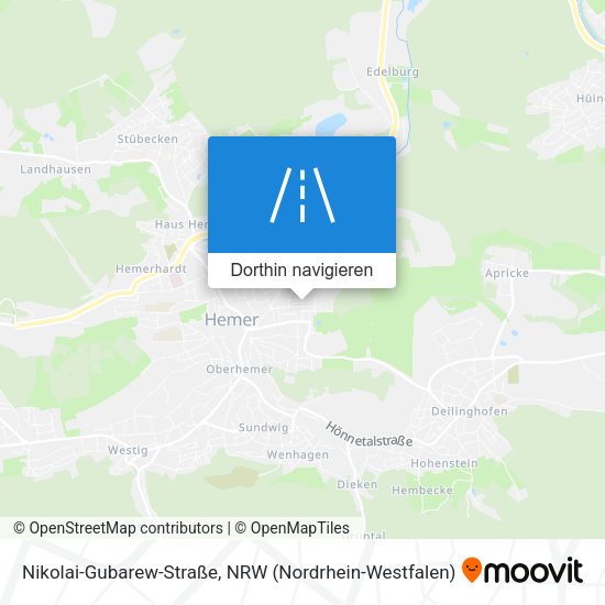 Nikolai-Gubarew-Straße Karte