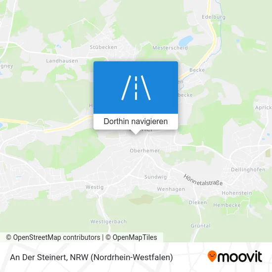 An Der Steinert Karte