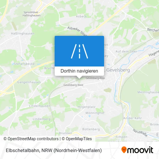 Elbschetalbahn Karte