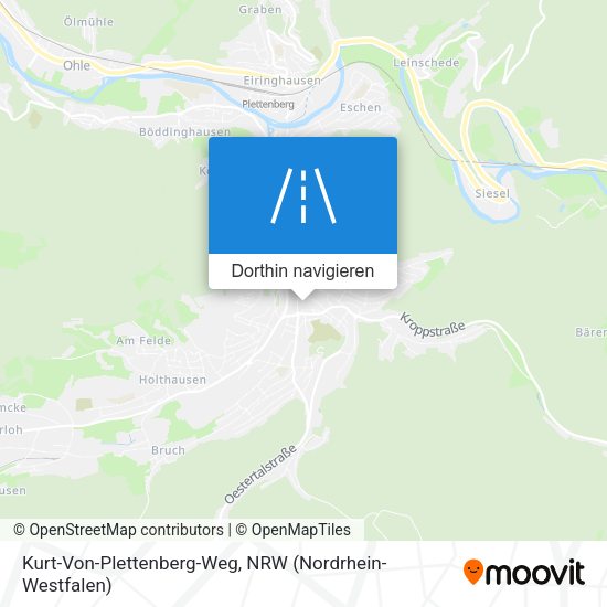 Kurt-Von-Plettenberg-Weg Karte