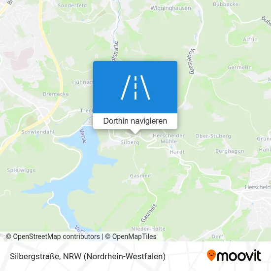 Silbergstraße Karte