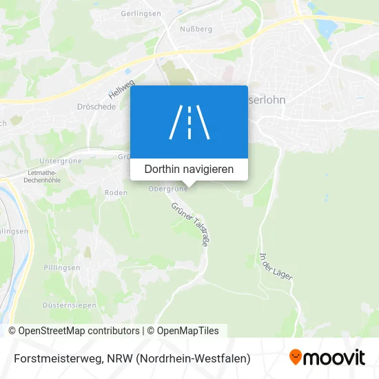Forstmeisterweg Karte