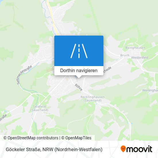 Göckeler Straße Karte