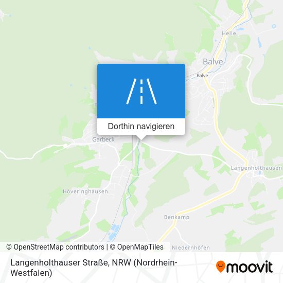 Langenholthauser Straße Karte