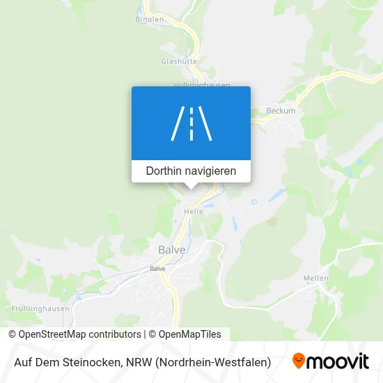 Auf Dem Steinocken Karte