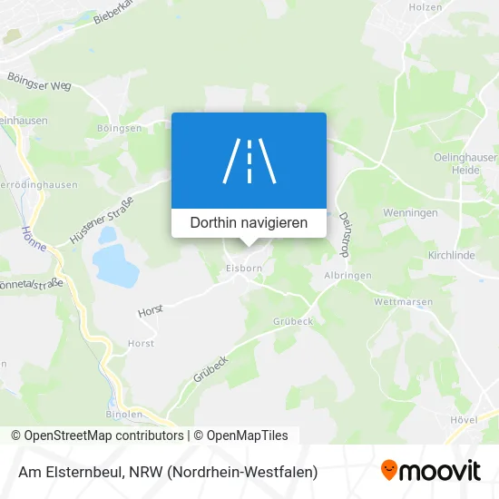 Am Elsternbeul Karte