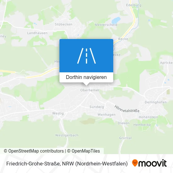 Friedrich-Grohe-Straße Karte