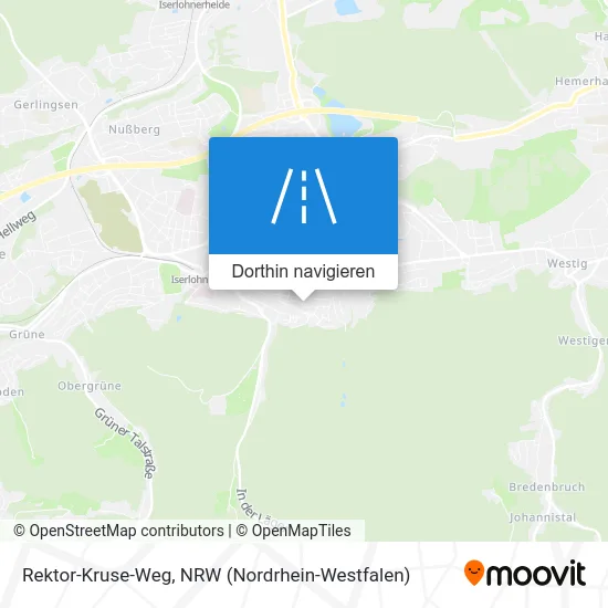 Rektor-Kruse-Weg Karte