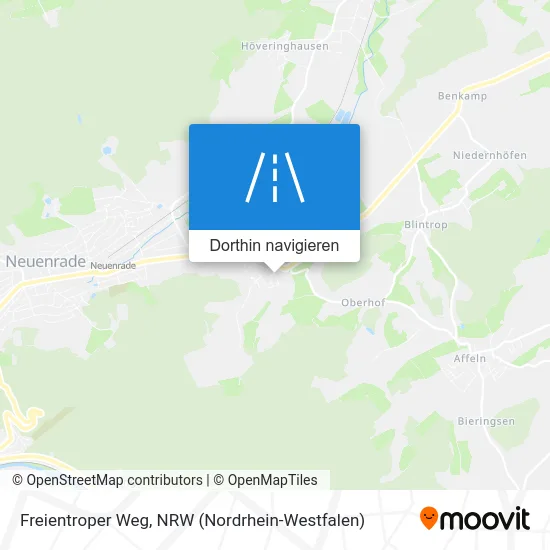 Freientroper Weg Karte