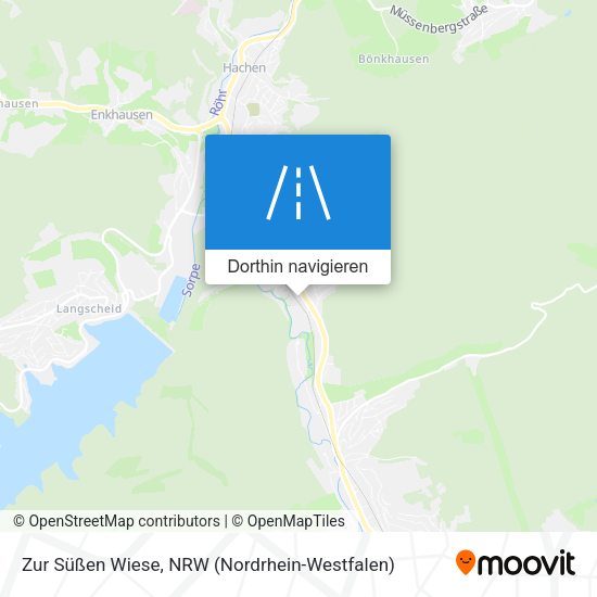 Zur Süßen Wiese Karte