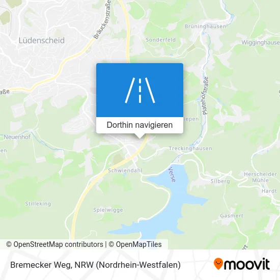 Bremecker Weg Karte