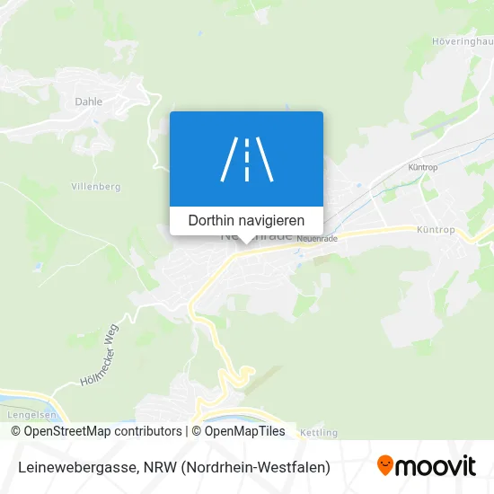 Leinewebergasse Karte