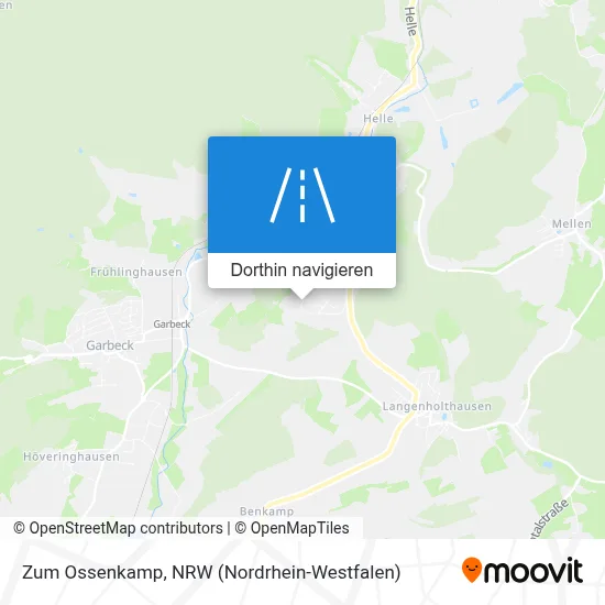 Zum Ossenkamp Karte