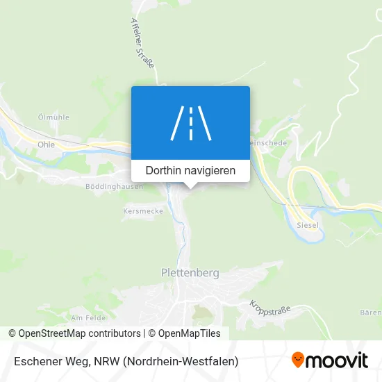 Eschener Weg Karte