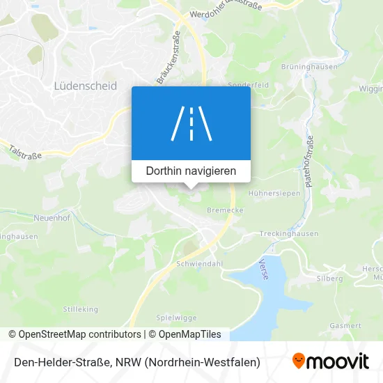 Den-Helder-Straße Karte