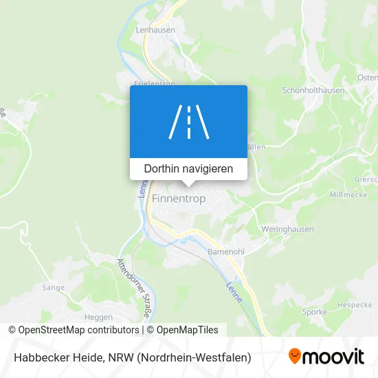 Habbecker Heide Karte