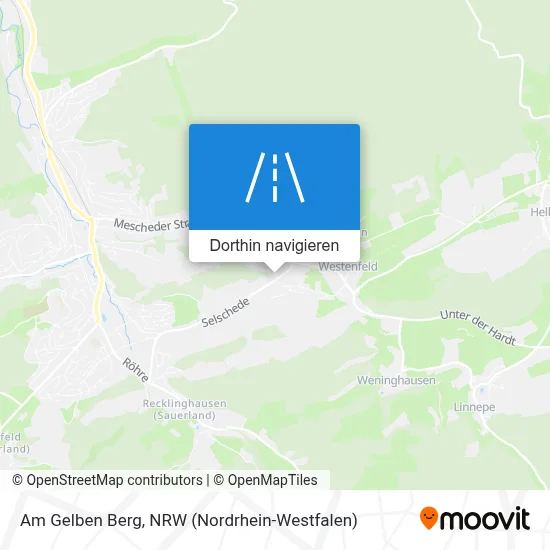 Am Gelben Berg Karte