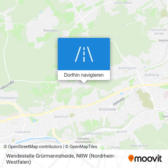 Wendestelle Grürmannsheide Karte