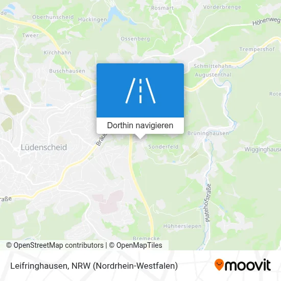 Leifringhausen Karte