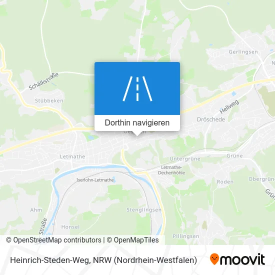 Heinrich-Steden-Weg Karte