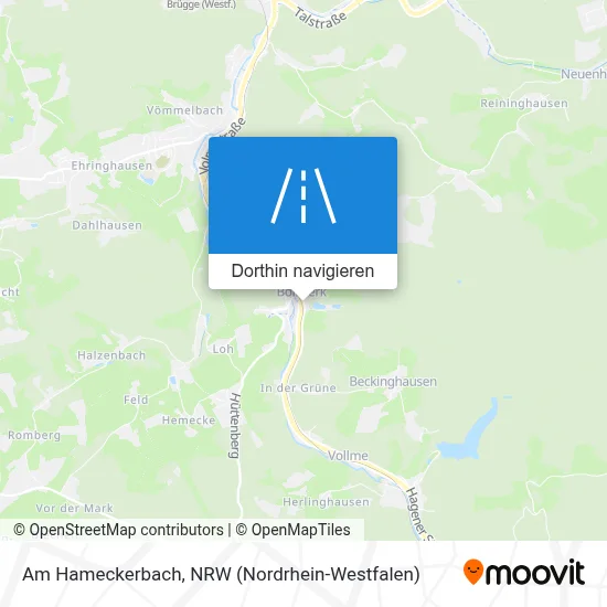 Am Hameckerbach Karte
