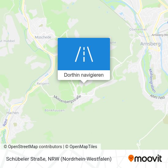 Schübeler Straße Karte