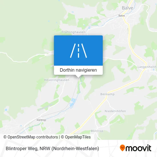 Blintroper Weg Karte