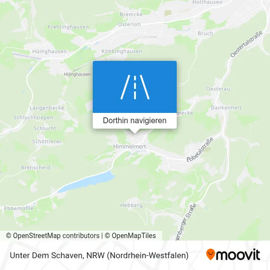Unter Dem Schaven Karte