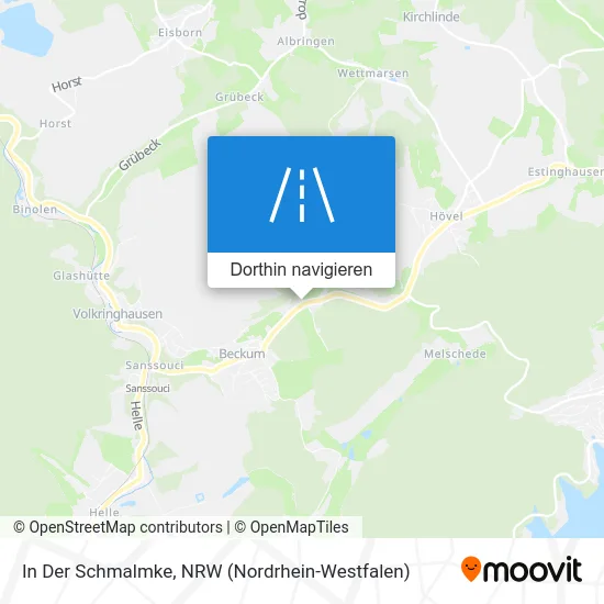 In Der Schmalmke Karte