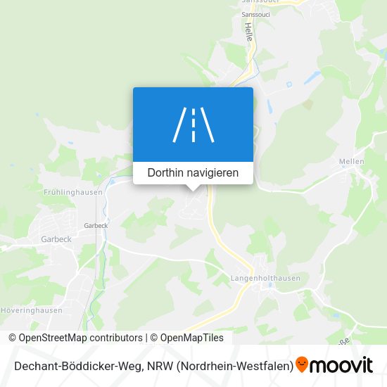 Dechant-Böddicker-Weg Karte