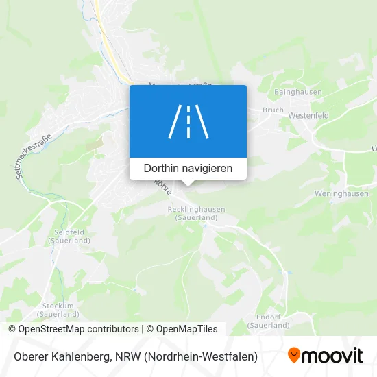 Oberer Kahlenberg Karte