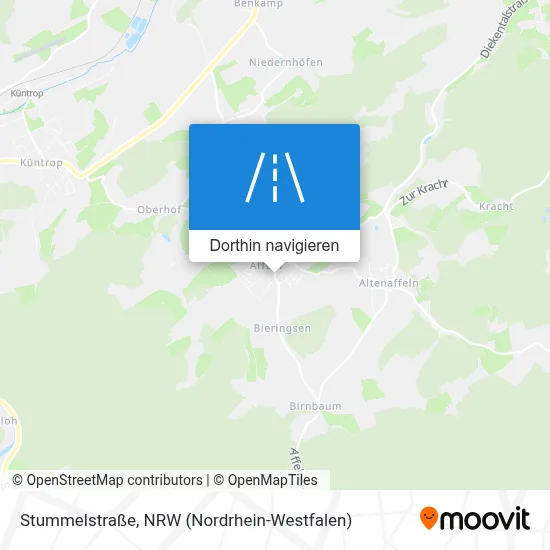 Stummelstraße Karte