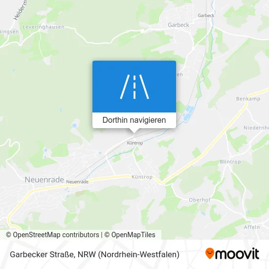 Garbecker Straße Karte