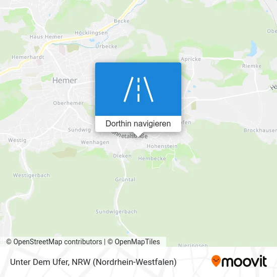 Unter Dem Ufer Karte