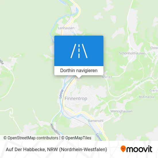 Auf Der Habbecke Karte