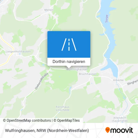 Wulfringhausen Karte